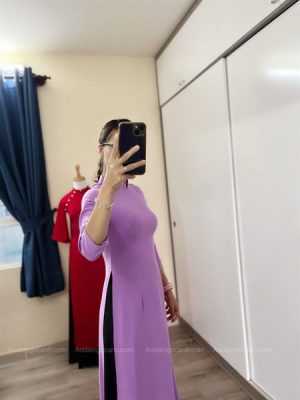 ao dai tim truyen thong